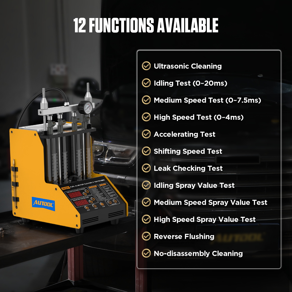 Fuel Injector Cleaner - Machine de nettoyage d'injecteurs de voiture