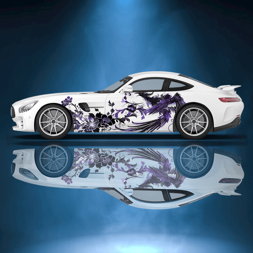 Car Accessories Phoenix - Autocollant auto-adhésif anti-rayures en vinyle pour