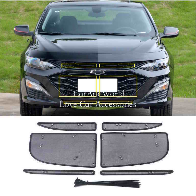 Car Accessories Xl6 - Grille centrale en acier inoxydable, maille