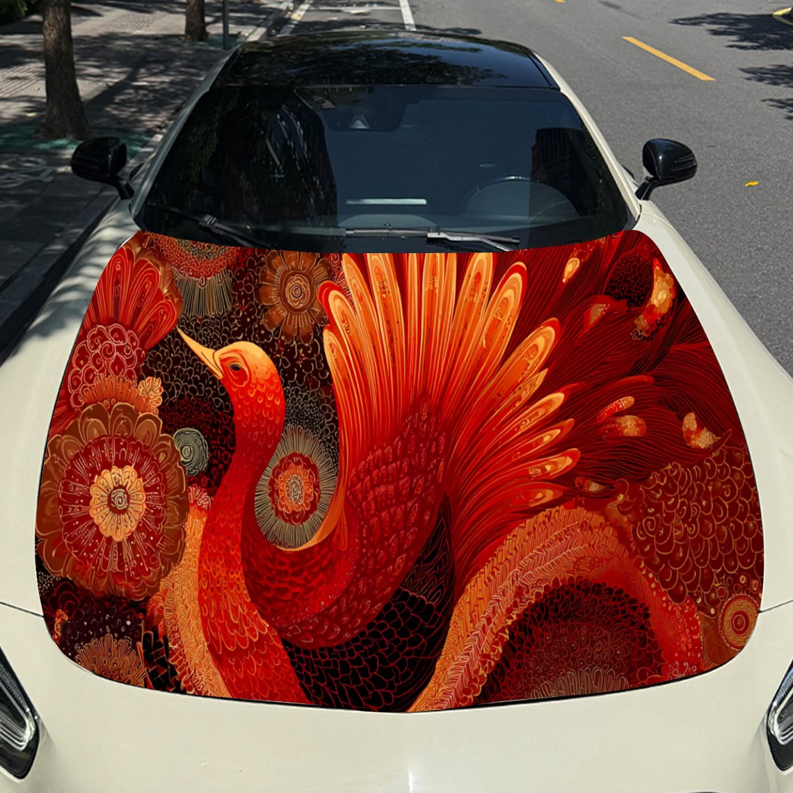 Car Accessories Phoenix - Autocollant de capot de voiture Phoenix