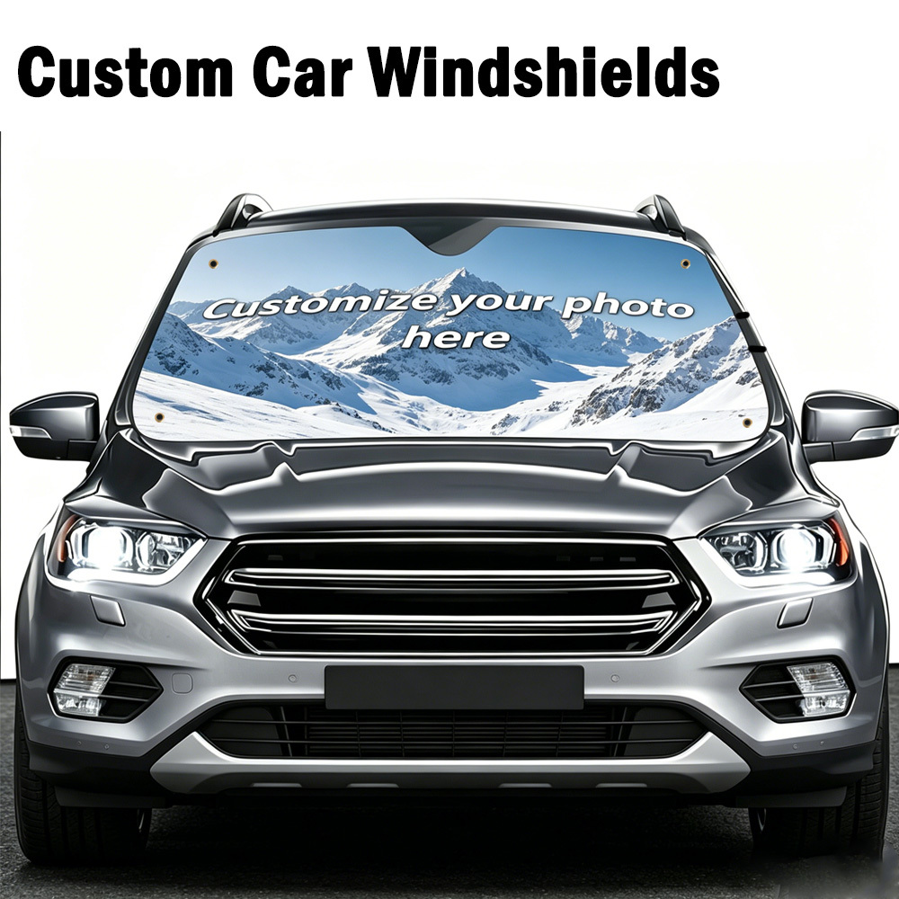 Car Accessories Outside - Pare-soleil de voiture personnalisé avec votre