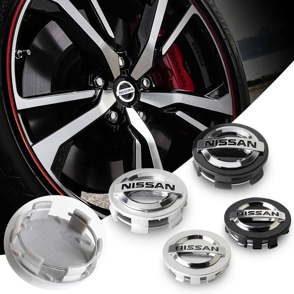 4 pièces 54/60mm Cache-moyeux  - Car Accessories Xcent avis et prix