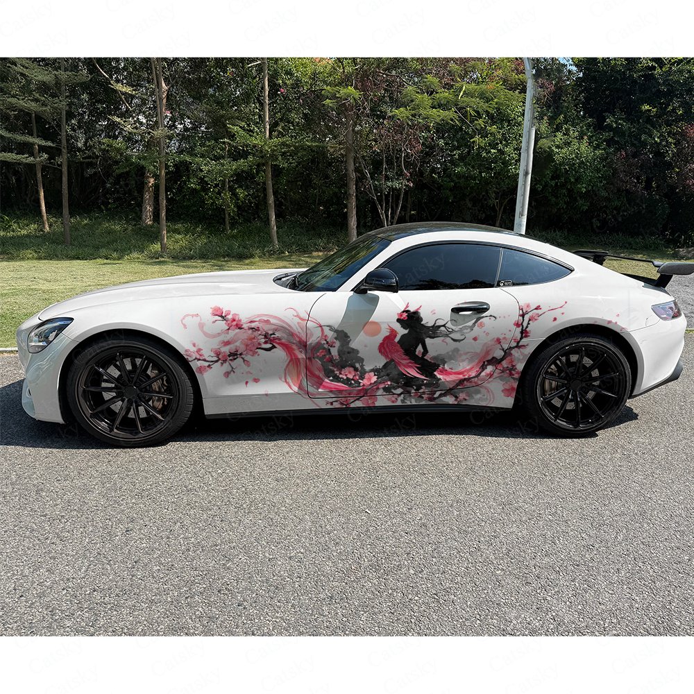 2 autocollants latéraux de voi - Car Accessories Phoenix avis et prix