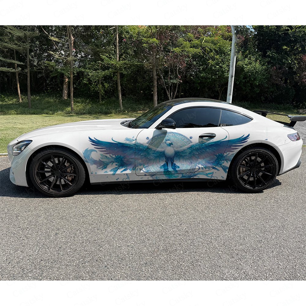 2 autocollants latéraux de voi - Car Accessories Phoenix avis et prix