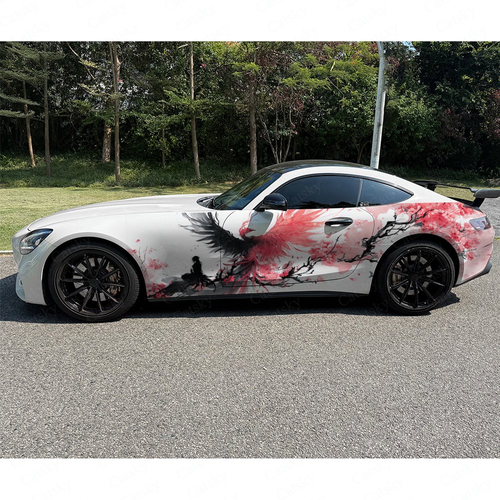 2 autocollants latéraux de voi - Car Accessories Phoenix avis et prix