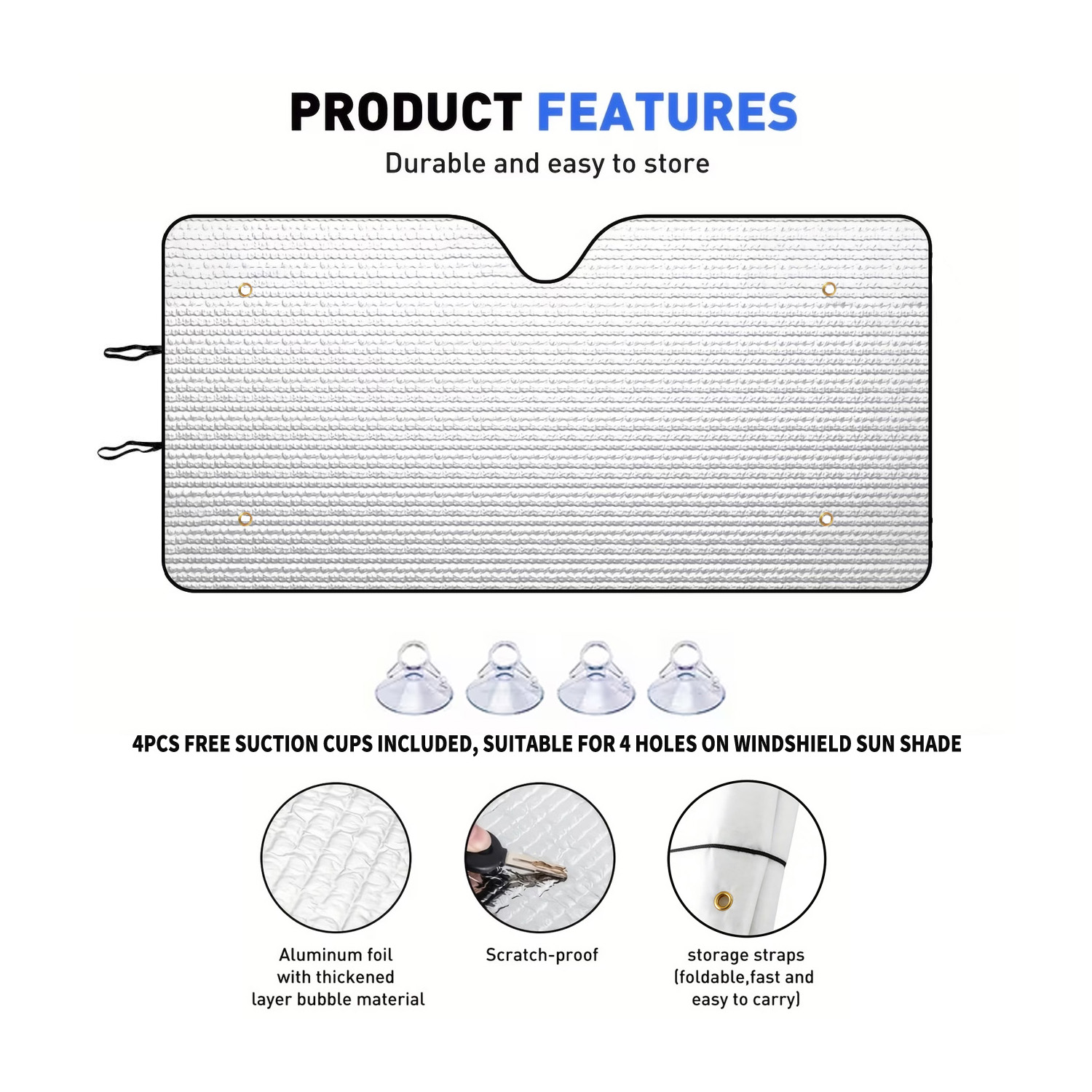 1 pare-soleil de voiture pliab - Car Accessories Outside avis et prix