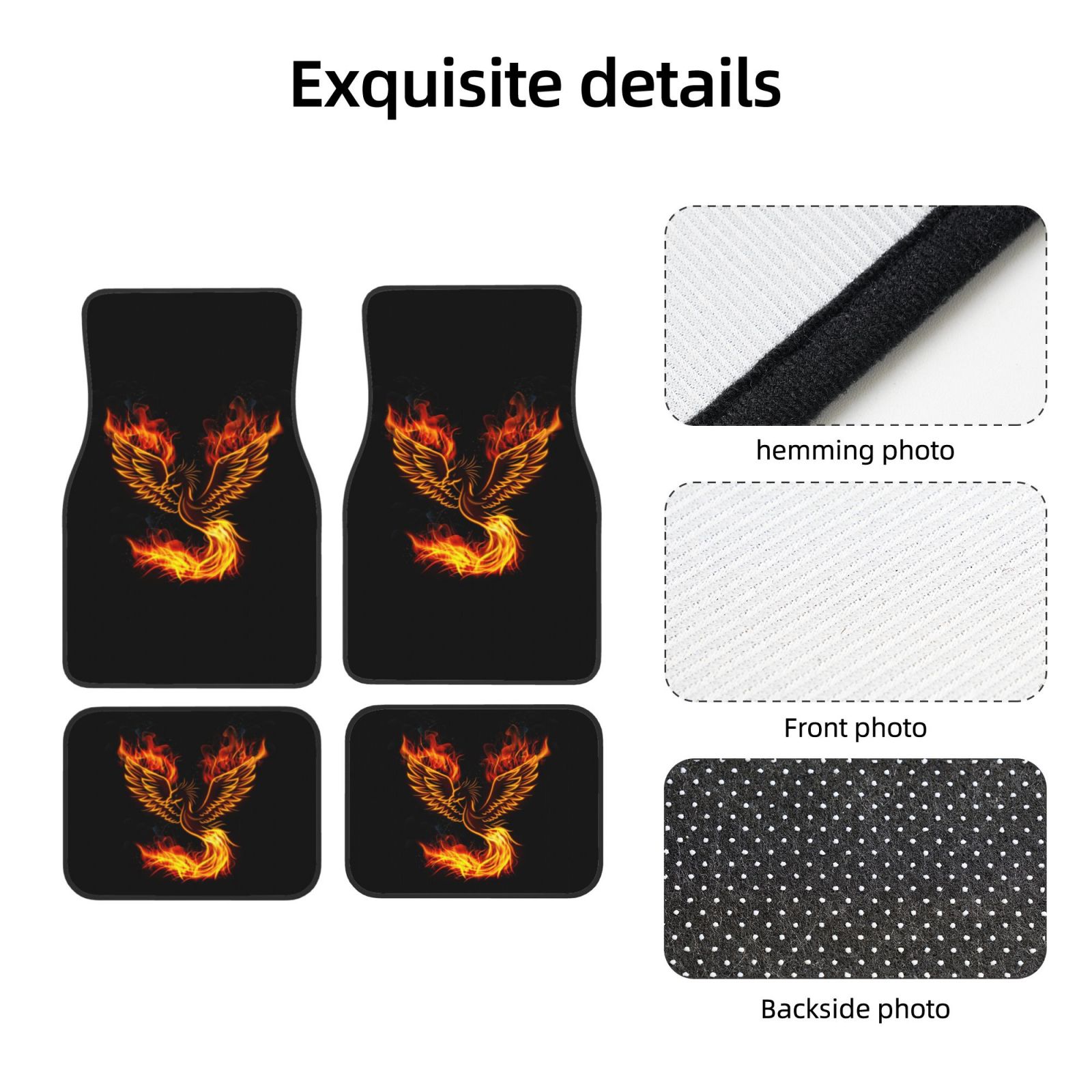Tapis de sol de voiture imprim - Car Accessories Phoenix avis et prix
