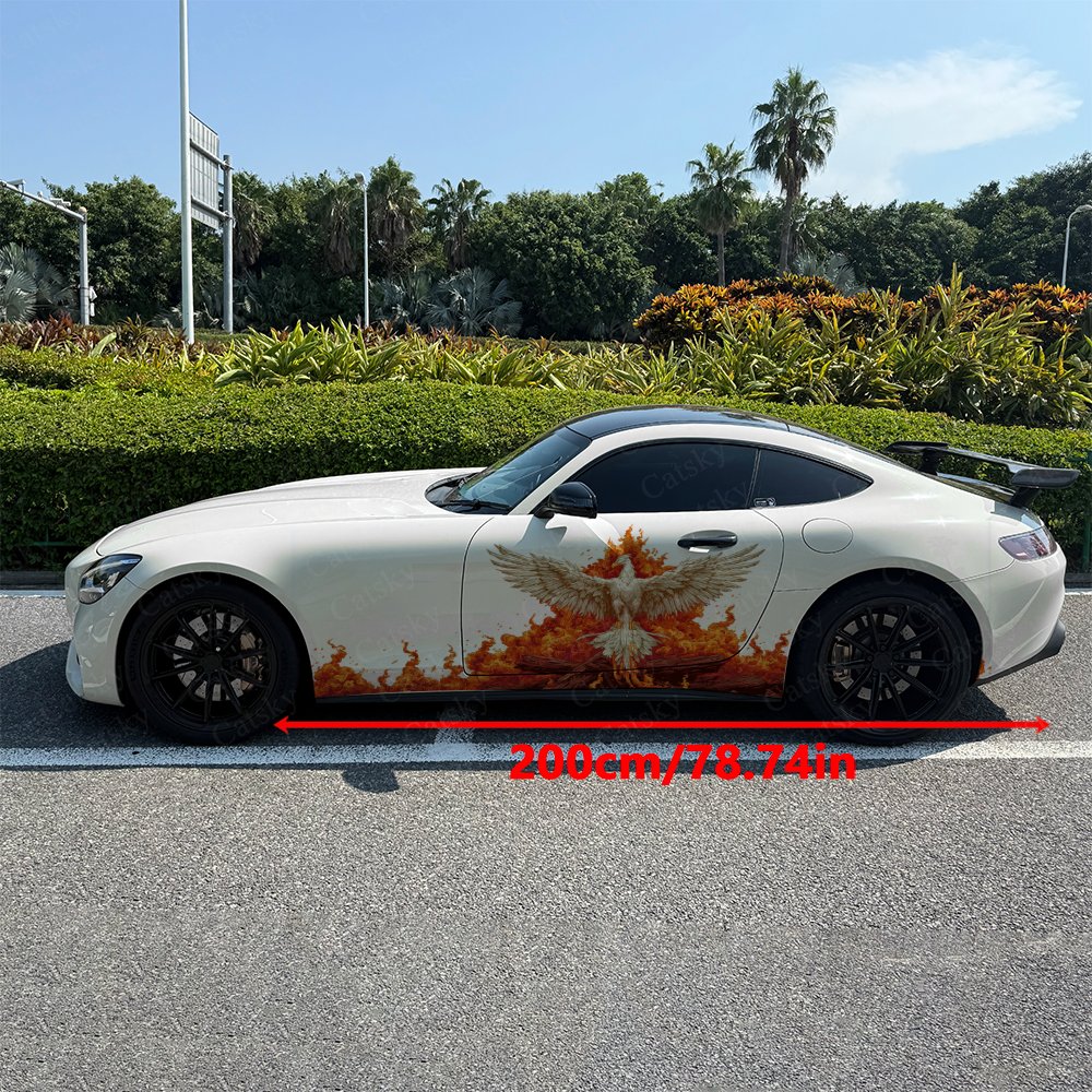 2 autocollants latéraux de voi - Car Accessories Phoenix avis et prix