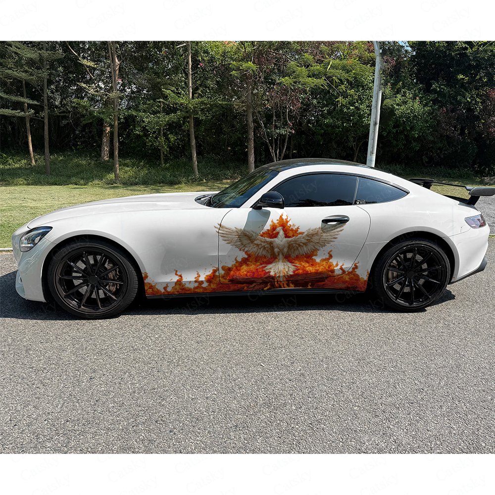 2 autocollants latéraux de voi - Car Accessories Phoenix avis et prix