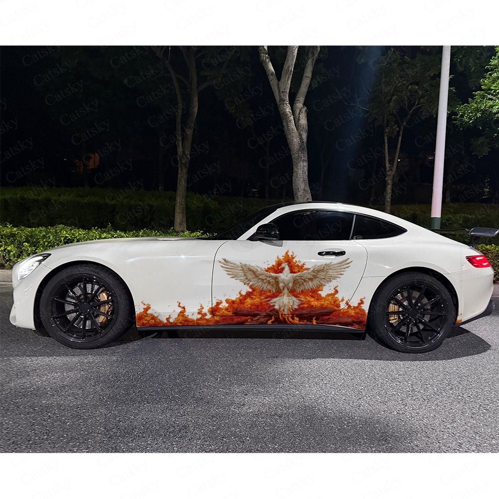 2 autocollants latéraux de voi - Car Accessories Phoenix avis et prix
