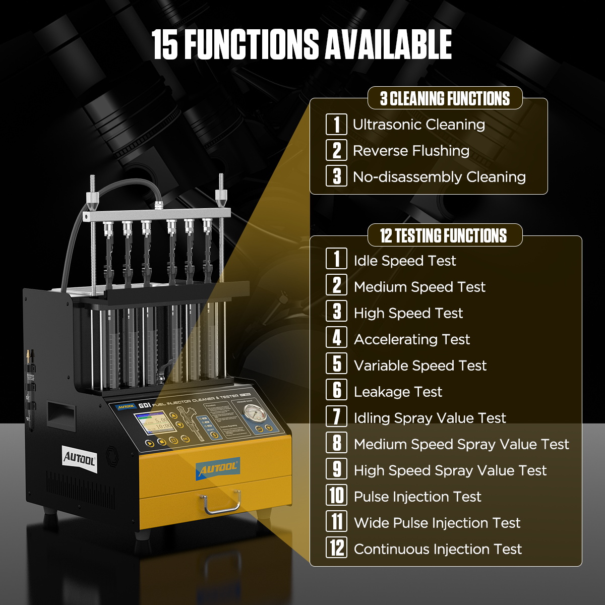 GDI EFI FEI 6 cylindres 110 V- - Fuel Injector Cleaner avis et prix