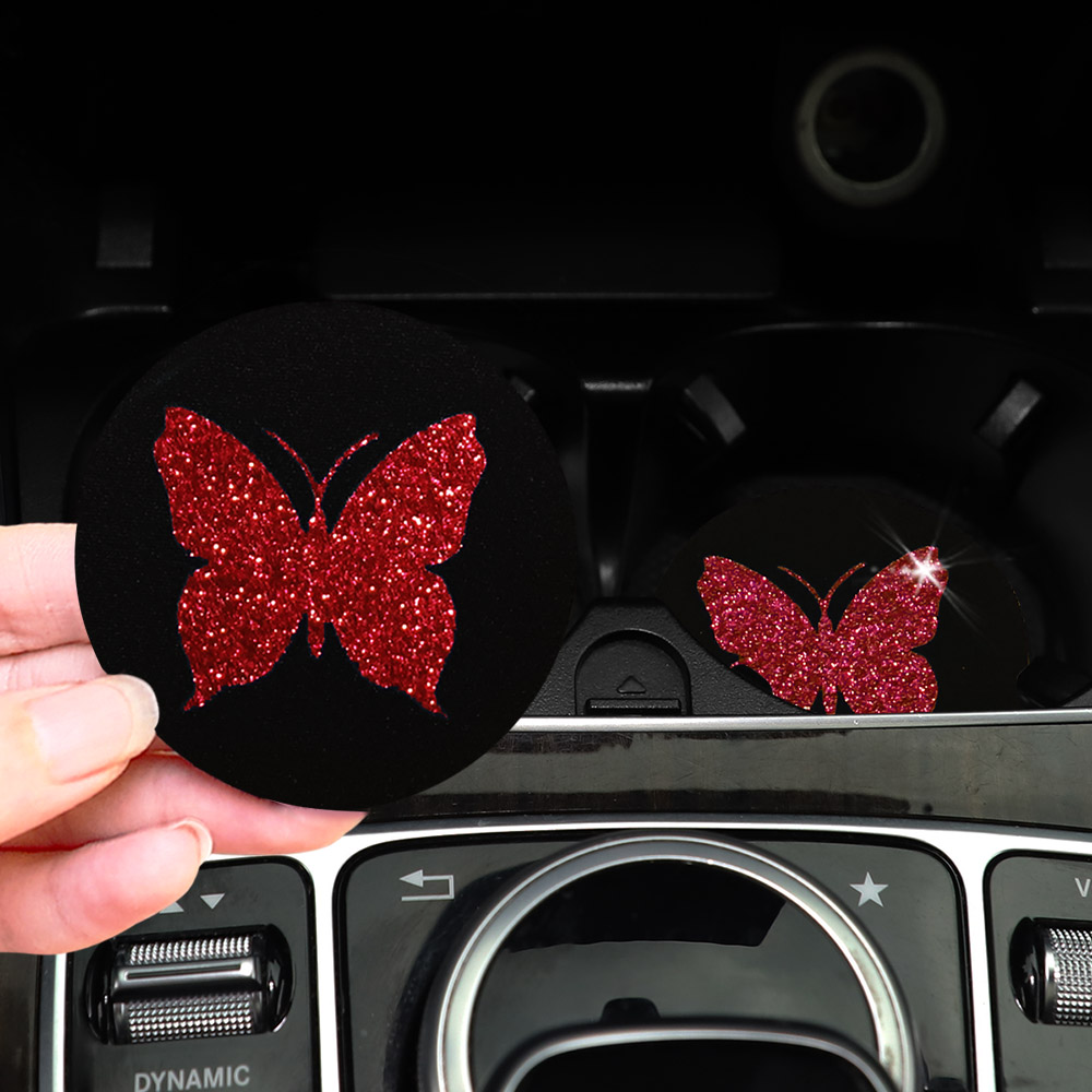 Coussinets de tasse d'eau de v - Car Accessories For Women avis et prix